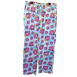 The Simpsons XL Pajama Lounge Pants Donut Homer Character Print Sleepwear